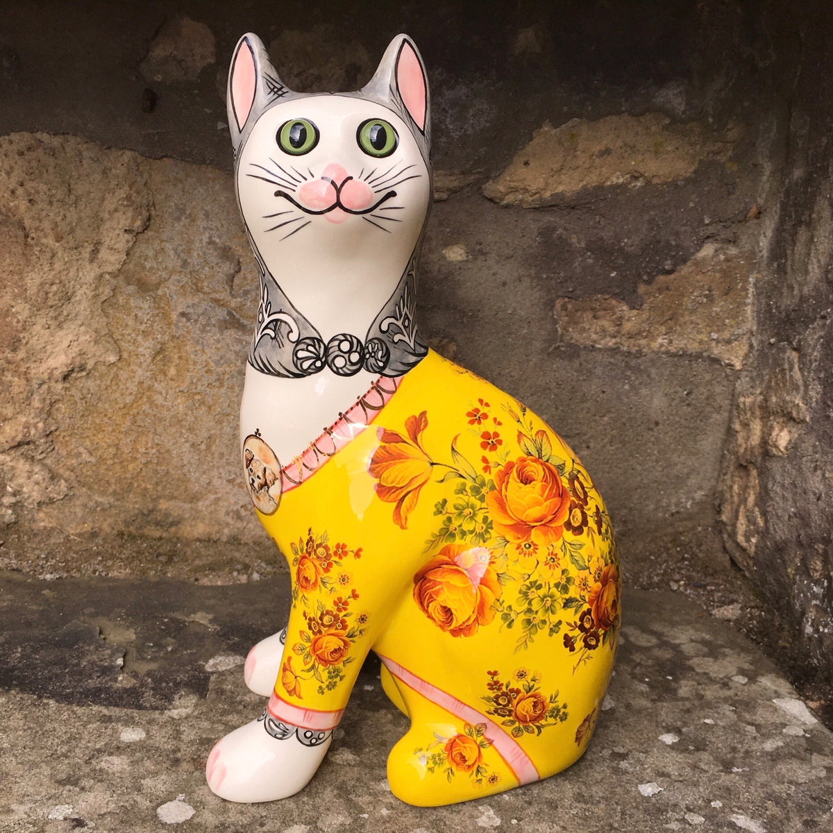 giessege 7ITA strolling cat LS Jersey L Mini Strolling Cat Figurines