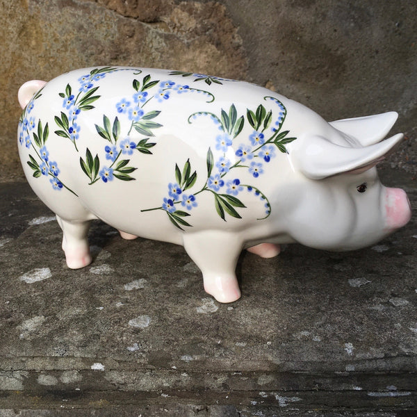 Forget Me Not Standing Pig