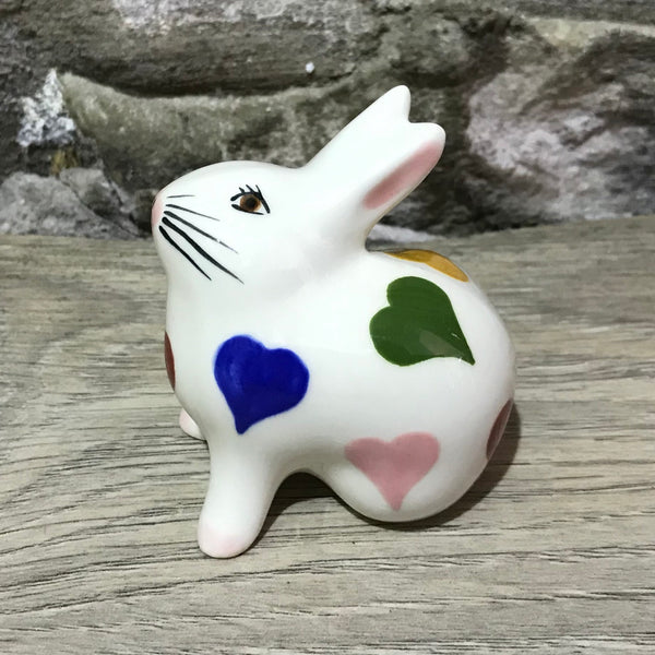 Rainbow Hearts Tiny Rabbit