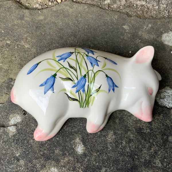 Scottish Bluebell Sleeping Piglet