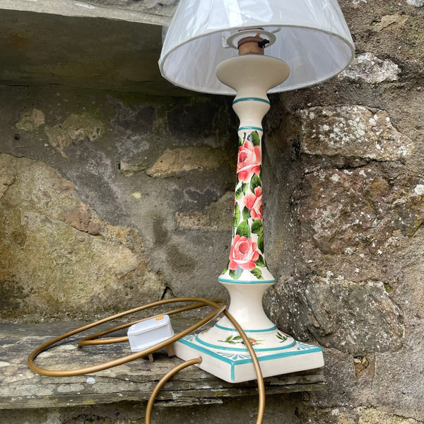 Cabbage Rose Tall Lamp