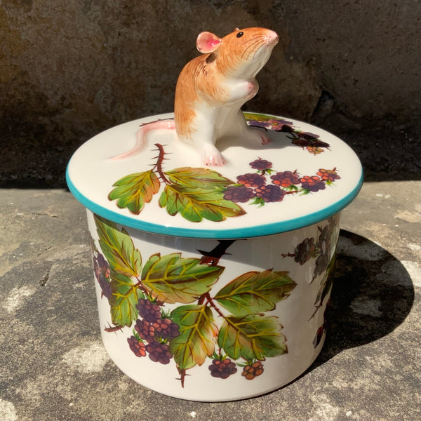 Bramble Mouse Biscuit Barrel