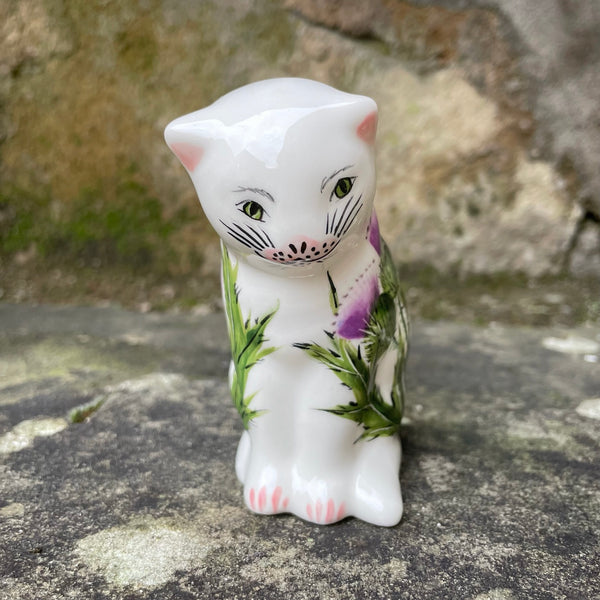 Thistle Small Thinking Cat