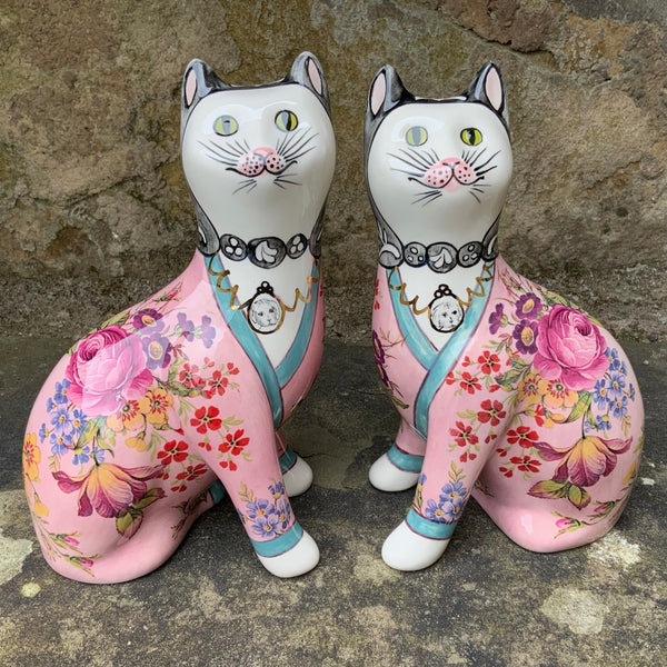 Pink Brighton Gallé Small Cat