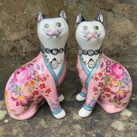 Pink Brighton Gallé Small Cat