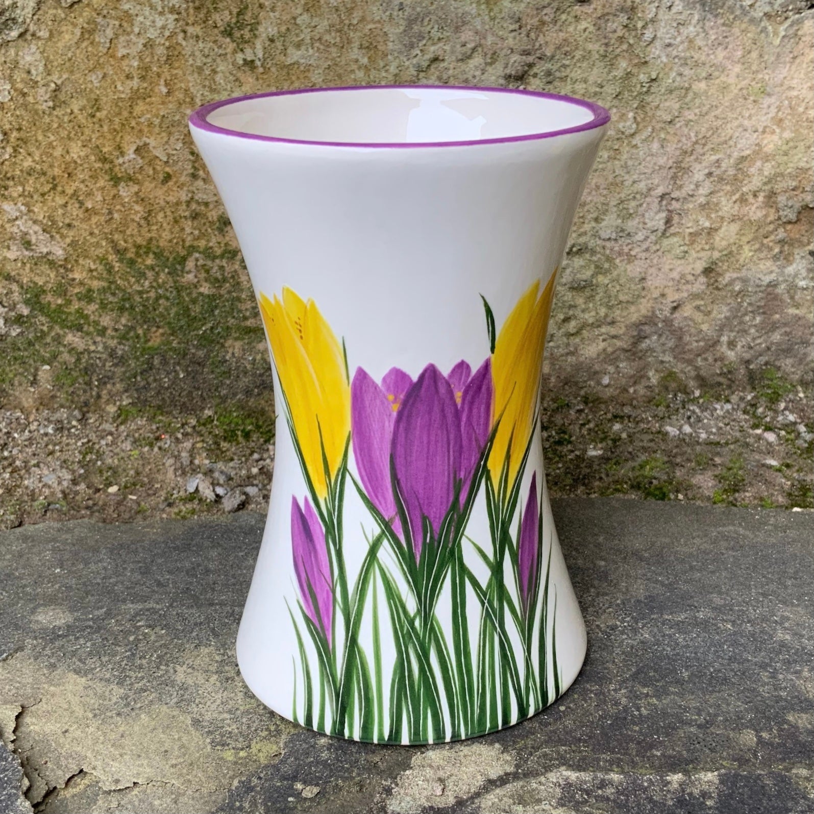 Crocus Small Beaker Vase