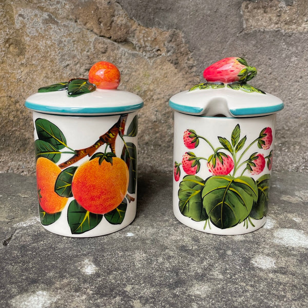 Orange Medium Jam Pot