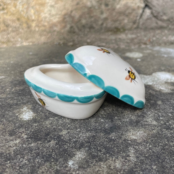 Bee Small Heart Trinket Box