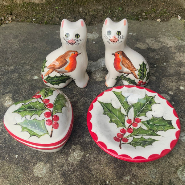 Robin and Holly Tiny Cat