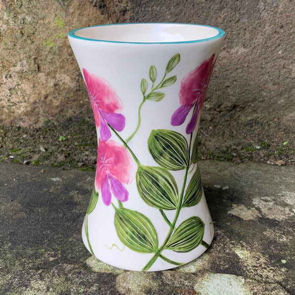 Sweet Pea Small Beaker Vase