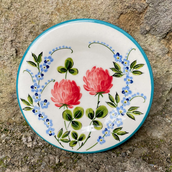 Clover and Forget Me Not Tiny Plate
