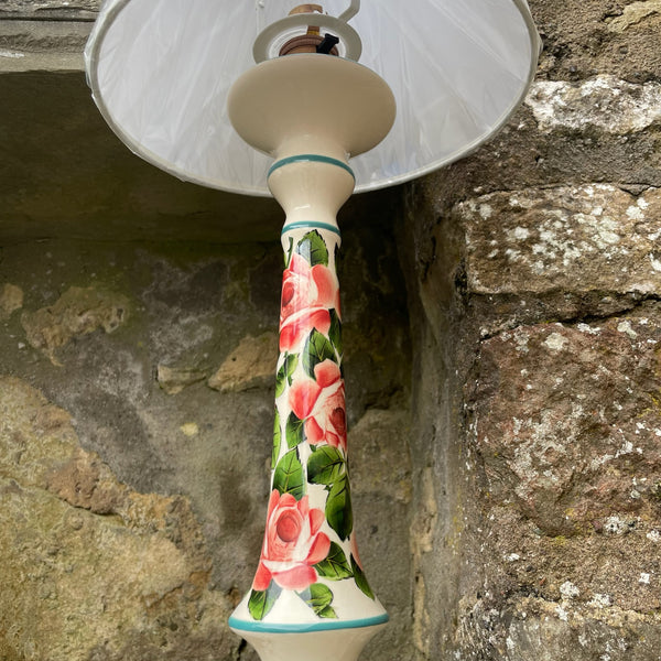 Cabbage Rose Tall Lamp