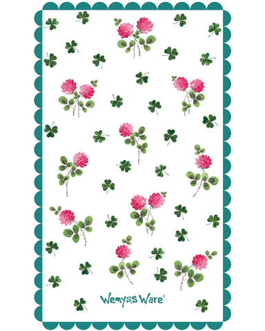 Clover and Shamrock Wemyss Ware Tea Towel
