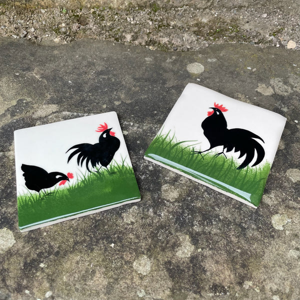 Cockerel Rustic Tile