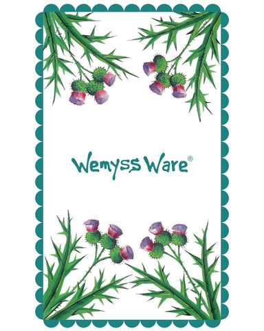 Thistle Wemyss Ware Tea Towel