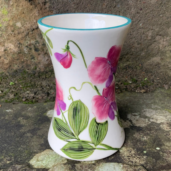 Sweet Pea Small Beaker Vase