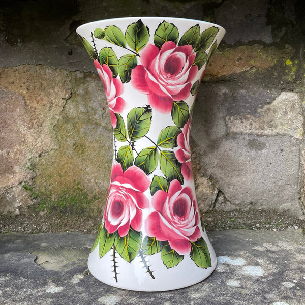 Limited Edition Cabbage Rose Queen's Vase