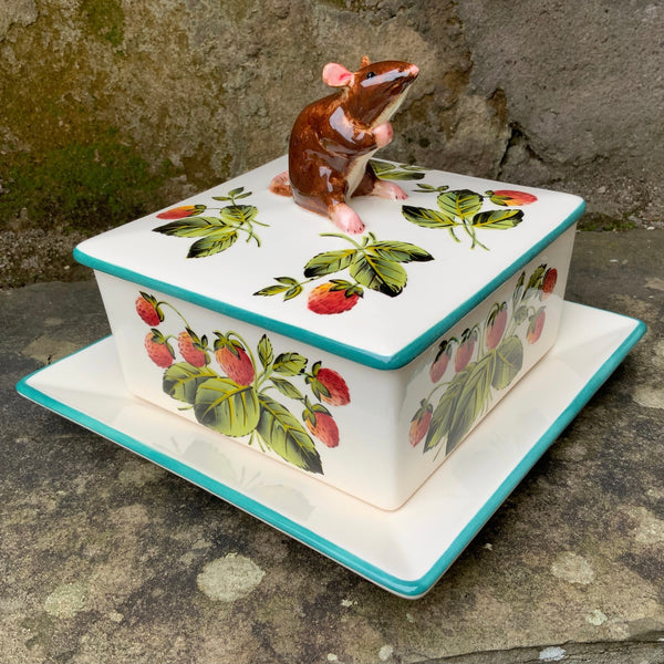 Strawberry Mouse Honey Dish