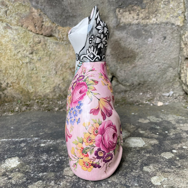 Pink Brighton Gallé Small Cat