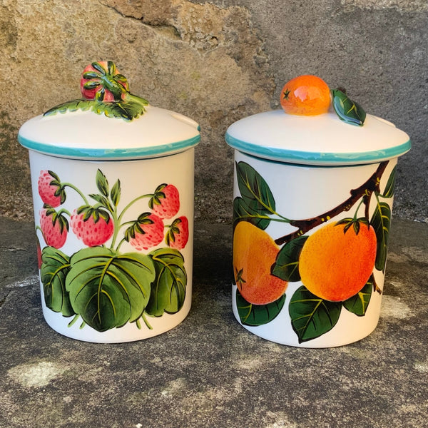 Strawberry Medium Jam Pot