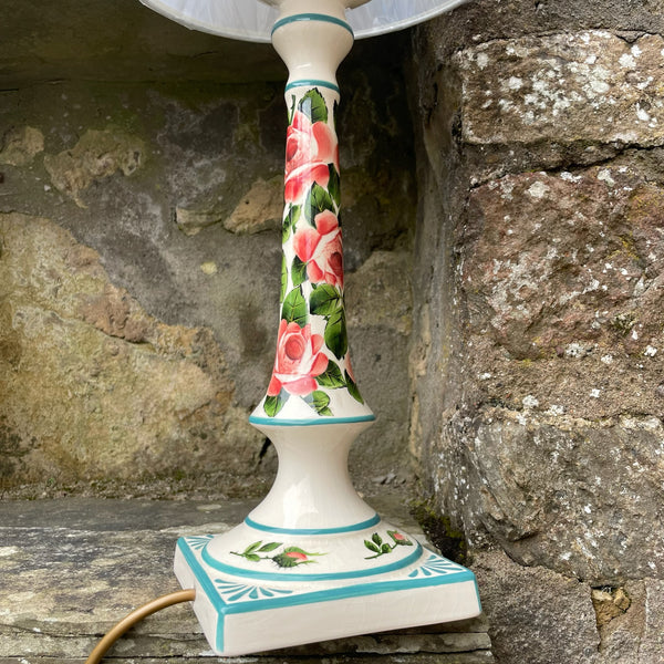 Cabbage Rose Tall Lamp