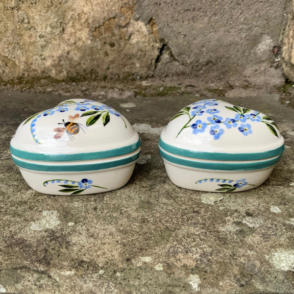 Forget Me Not Heart Trinket Box