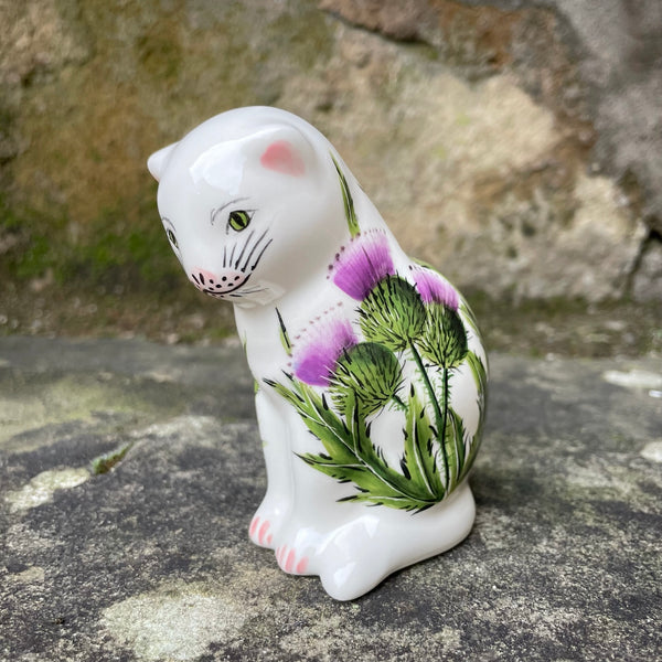 Thistle Small Thinking Cat