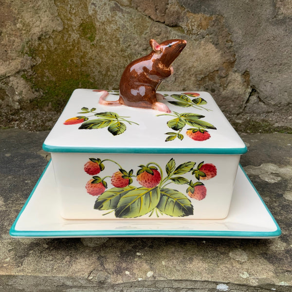 Strawberry Mouse Honey Dish