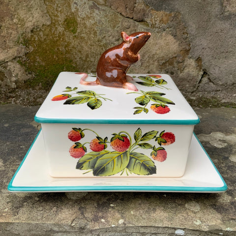 Strawberry Mouse Honey Dish