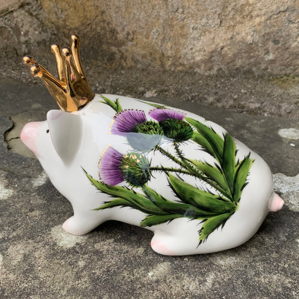 Crown Thistle Small Pig