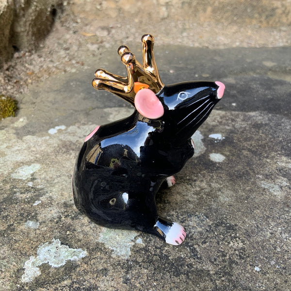 Crown Black Mouse