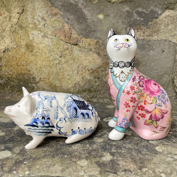 Pink Brighton Gallé Small Cat