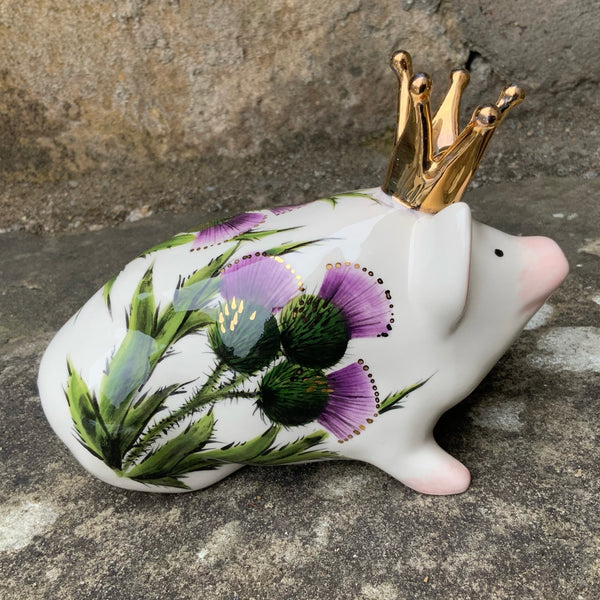 Crown Thistle Small Pig