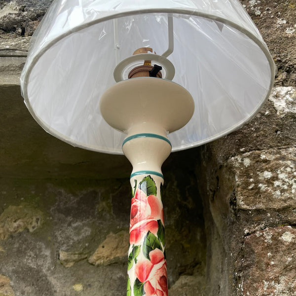 Cabbage Rose Tall Lamp