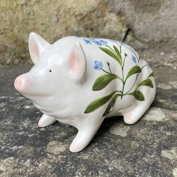Forget Me Nots Small Pig