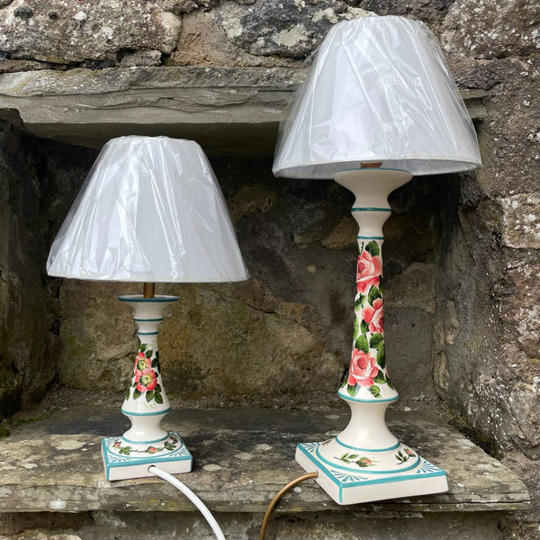 Cabbage Rose Tall Lamp
