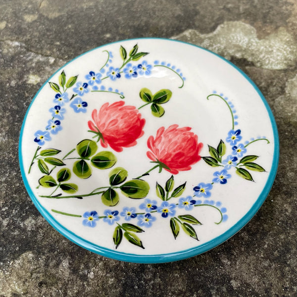Clover and Forget Me Not Tiny Plate