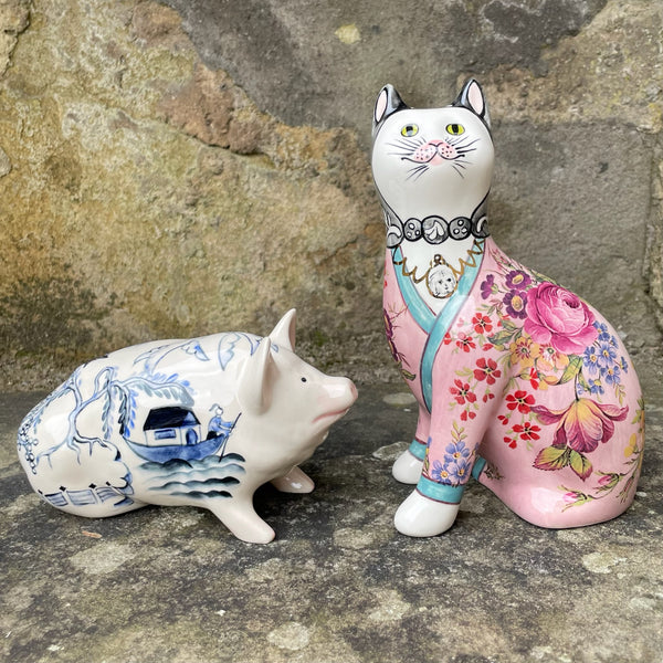Pink Brighton Gallé Small Cat