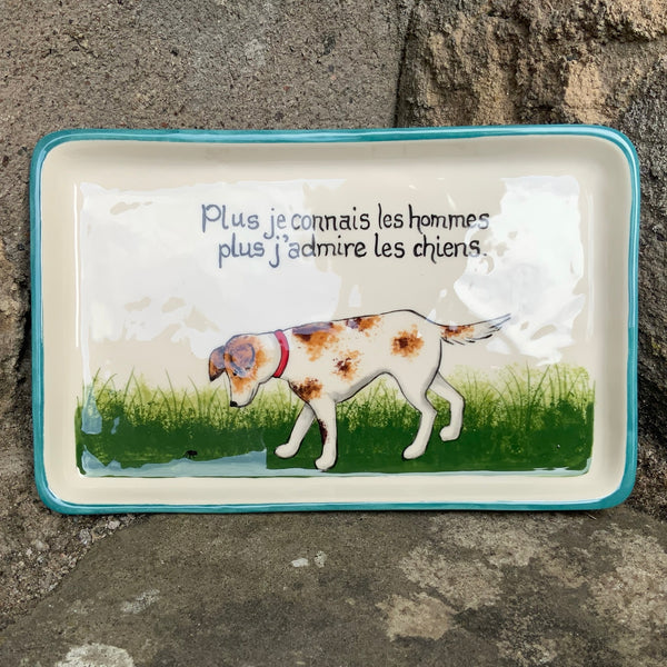 Plus j’admire les chiens Small Tray