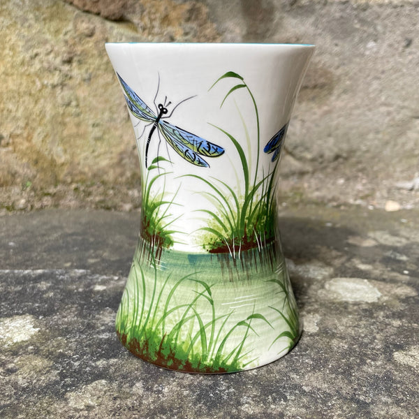 Dragonfly Small Beaker Vase