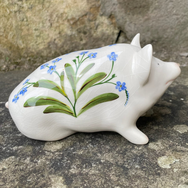 Forget Me Nots Small Pig
