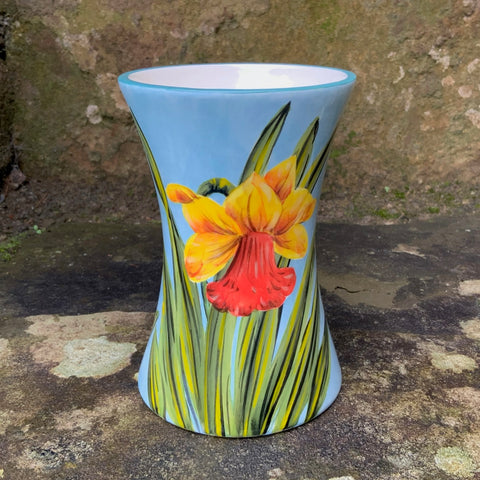 Daffodil Blue Small Beaker Vase