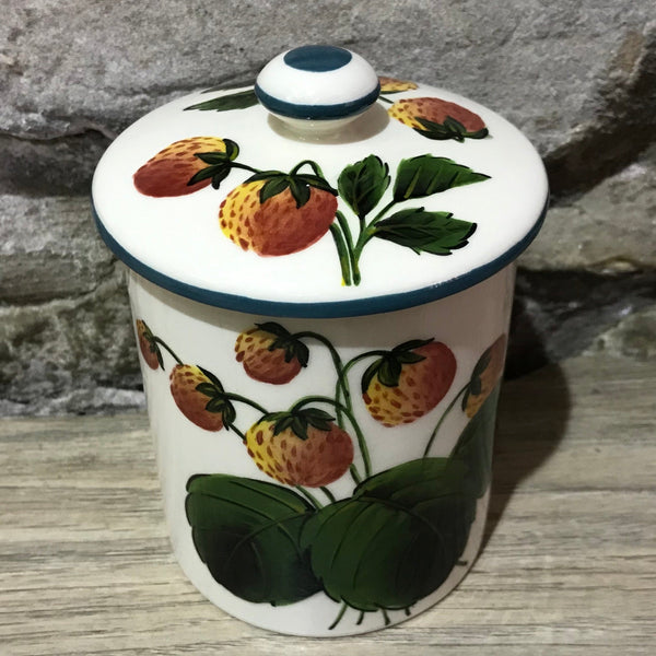 Strawberry Medium Jam Pot