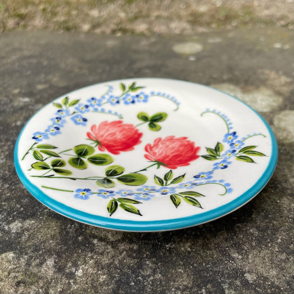 Clover and Forget Me Not Tiny Plate