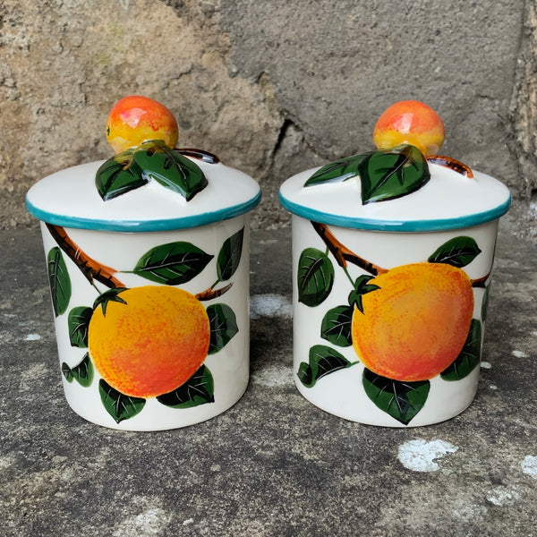 Orange Medium Jam Pot