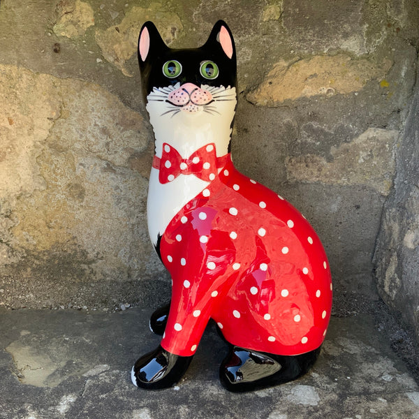 Spotty Ruby Anniversary Large Cat