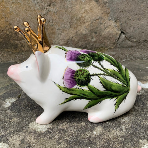 Crown Thistle Small Pig
