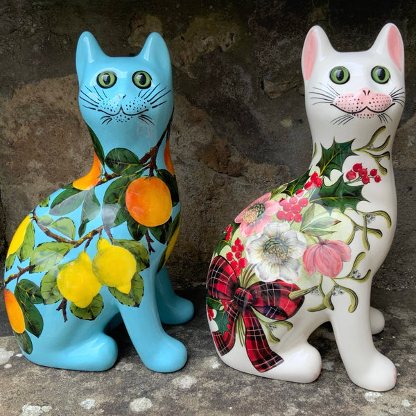 Tartan Christmas Bouquet Large Cat