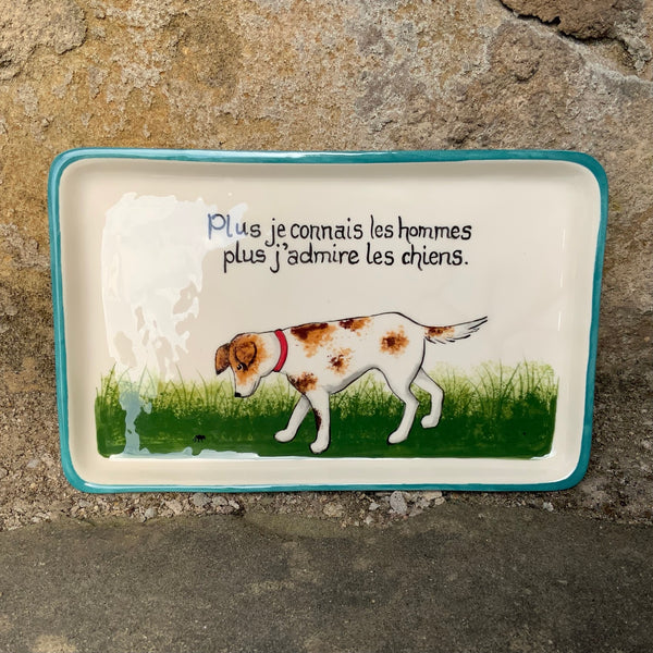Plus j’admire les chiens Small Tray