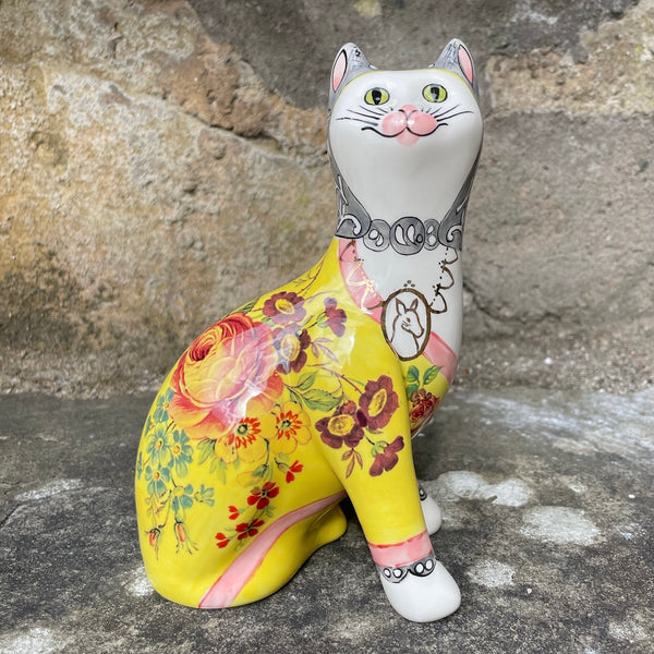 Yellow Brighton Gallé Small Cat